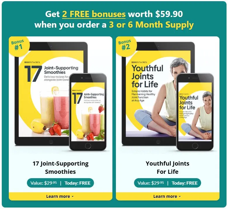 joint genesis bonuses