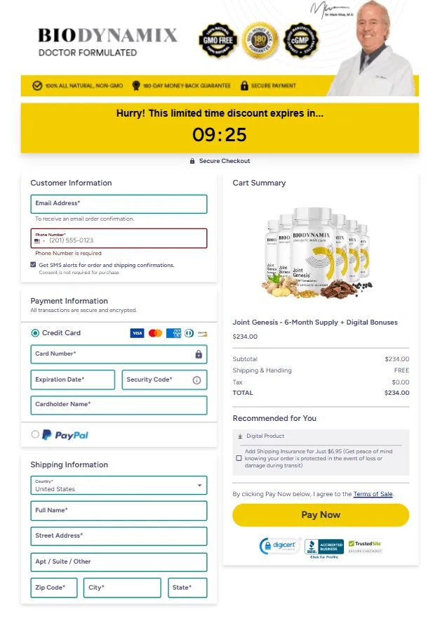 joint genesis order page